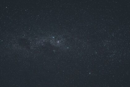 Πυκνό πεδίο άστρων στον νυχτερινό ουρανό